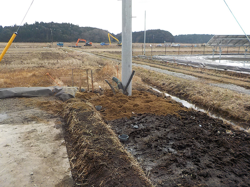 造成中の現場全景